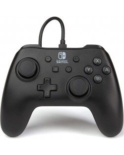 Ελεγκτής PowerA - Wired Controller,ενσύρματο, για Nintendo Switch, Black Matte