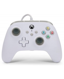 Χειριστήριο PowerA - Xbox One/Series X/S, ενσύρματο, White