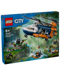 Κατασκευαστής LEGO City -  Jungle Explorer Helicopter at Base Camp  (60437)