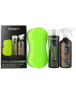 Σετ καθαριστικά με σφουγγάρι για σκηνές Grangers - Tent Care Kit, 2 x 500 ml