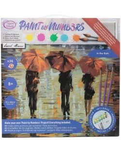 Σετ ζωγραφικής με αριθμούς Craft Buddy - Στη βροχή