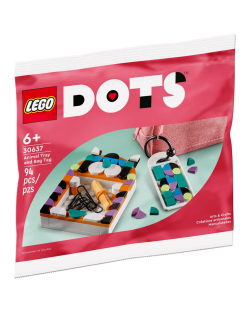 Κατασκευαστής LEGO Dots - Animal Tray and Bag Tag (30637)