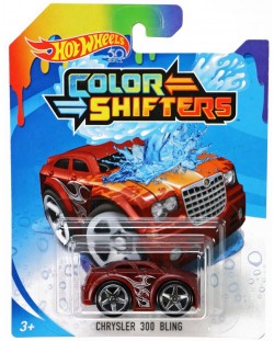 Αυτοκίνητο με αλλαγή χρώματος Hot Wheels Colour Shifters - Chrysler 300 Bling, 1:64