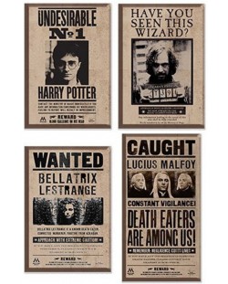 Σετ μαγνήτες Cine Replicas Movies: Harry Potter - Wanted Posters