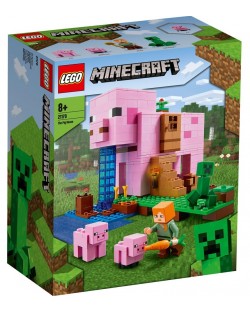 Κατασκευαστής Lego Minecraft - Το Σπίτι των Γουρουνιών (21170)