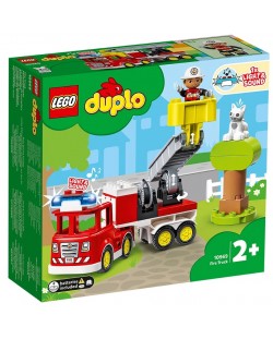 Κατασκευαστής LEGO Duplo Town -  Πυροσβεστικό όχημα, με ήχους (10969)