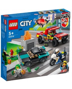 Κατασκευαστής Lego City - Πυροσβεστική διάσωση και αστυνομική καταδίωξη (60319)