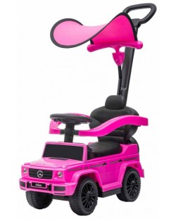 Αυτοκίνητο με λαβή και θόλο Chipolino - Mercedes, ροζ
