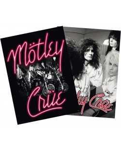 Σετ Μίνι Αφίσας  GB eye Music: Motley Crue - Neon & Straightjackets