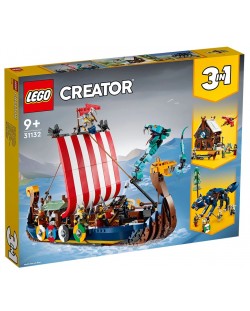 Κατασκευαστής  LEGO Creator 3 σε 1-Το πλοίο των Βίκινγκ και το φίδι Midgard