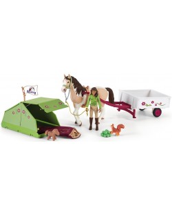 Σετ φιγούρων Schleich Horse Club - Περιπέτεια με σκηνή