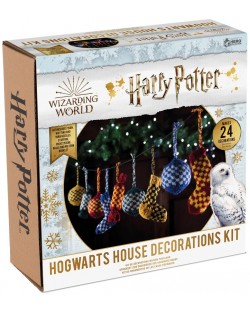 Σετ πλεξίματος Eaglemoss Movies: Harry Potter - Hogwarts House Decorations Kit