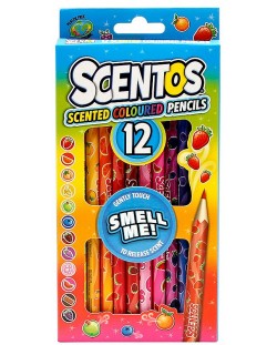 Σετ με αρωματικά χρωματιστά μολύβια Scentos - 12 χρώματα