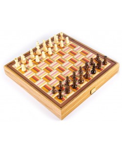 Σετ Manopoulos 4 σε 1-Σκάκι, Τάβλι, Γκρινιάρης, Φίδια και σκάλες, Πορτοκάλι