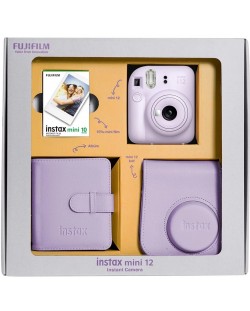 Σετ Fujifilm - instax mini 12 Bundle Box, Lilac Purple