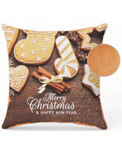 Χριστουγεννιάτικο μαξιλάρι με μπισκότα Amek Toys- Merry Christmas