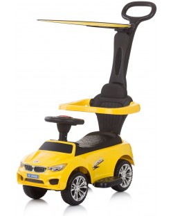 Επιβατικό αυτοκίνητο με λαβή Chipolino - Flash, κίτρινο