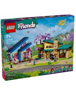 Κατασκευαστής LEGO Friends - Τα σπίτια της οικογένειας Ollie και Paisley(42620)