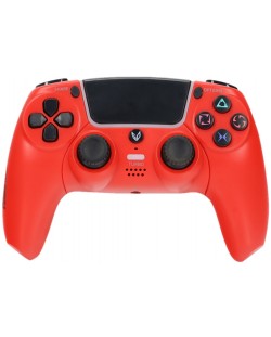 Χειριστήριο  SteelDigi - Steelshock v2 Dasan, ασύρματο, για PS4, κόκκινο