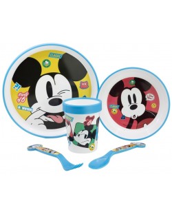 Σετ φαγητού  Stor - Mickey Mouse Fun-Tastic, 5 τεμαχίων 