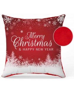 Χριστουγεννιάτικο μαξιλάρι Amek Toys- Merry Christmas and a Happy New Year
