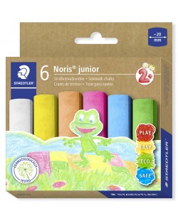 Σετ κιμωλίες  Staedtler Noris Junior -6 χρώματα