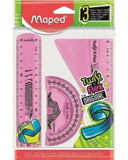 Σετ σχεδίασης Maped Twist'n Flex - Ροζ