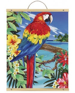 Σετ ζωγραφικής με ακρυλικά χρώματα  Royal - Παπαγάλος, 31 х 41 cm