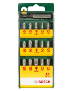 Σετ μύτες κατσαβιδιού  Bosch - 16 τεμάχια