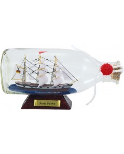  Πλοίο σε μπουκάλι Sea Club - Seute Deern, 16 x 8 x 6 cm