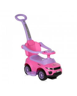 Αυτοκίνητο για ιππασία με λαβή  Lorelli - Off Road,ροζ