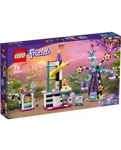 Κατασκευαστής Lego Friends - Μαγικός τροχός λούνα παρκ και τσουλήθρα (41689)