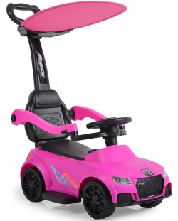 Αυτοκίνητο με λαβή  2 σε 1 Moni - Victory,ροζ