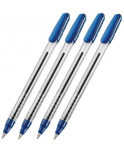 Σετ στυλό Corvina Teknoball - 1,0 mm, 4 τεμάχια, μπλε