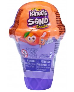 Σετ Spin Master Kinetic Sand - Παγωτό κινητική άμμο, πορτοκάλι