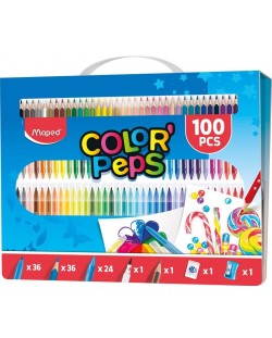 Σετ ζωγραφικής Color Peps - 100 τεμάχια