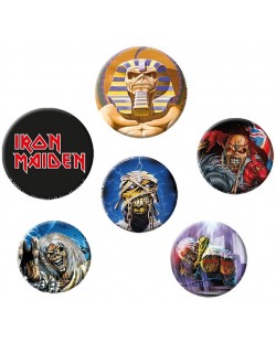 Σετ Κονκάρδες  GB eye Music: Iron Maiden - Mix