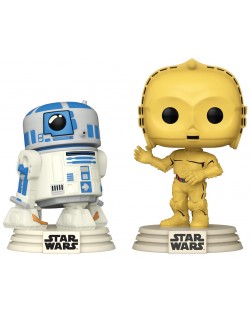 Σετ φιγούρες Funko POP! Movies: Star Wars - R2-D2 & C-3PO (Retro Reimagined) (Special Edition) (Disney 100th)