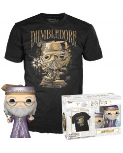 Σετ Funko POP! Collector's Box: Movies - Harry Potter - Dumbledore with Wand (Metallic) (Special Edition)