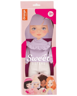 Σετ ρούχων κούκλας Orange Toys Sweet Sisters - Μωβ πουλόβερ
