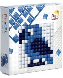Δημιουργικό σετ με εικονοστοιχεία Pixelhobby - XL, Παπαγάλος