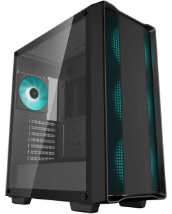 Κουτί  DeepCool - CC560 v2, mid tower,  μαύρο/διαφανές