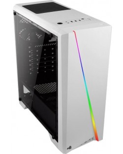 Κουτί Υπολογιστή AeroCool - Cylon RGB, mid tower, λευκό/διαφανές