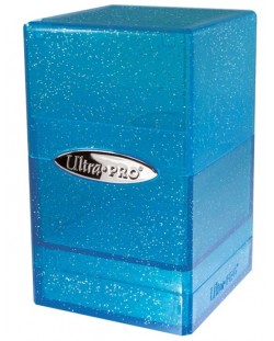 Κουτί καρτών Ultra Pro Satin Tower - Glitter Blue (100+ τεμ.)