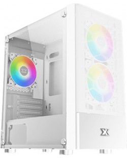 Κουτί Υπολογιστή Xigmatek - Oreo Arctic, mini tower, λευκό/διαφανές