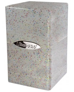 Κουτί καρτών Ultra Pro Satin Tower - Glitter Clear (100+ τεμ.)