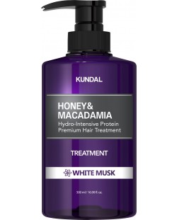 Kundal Conditioner μαλλιών Honey &Macadamia, White musk, 500 ml