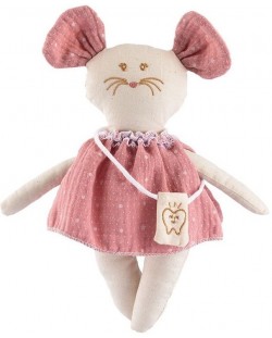Υφασμάτινη κούκλα  Asi Dolls - Missy το ποντικάκι,με τσάντα για δόντι, 22 cm