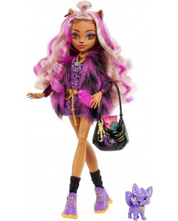 Κούκλα Monster High - Claudine, με κατοικίδιο και αξεσουάρ