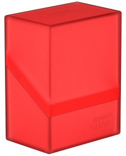 Κουτί για χαρτιά Ultimate Guard Boulder Deck Case - Standard Size - κόκκινο (80 τεμ.)